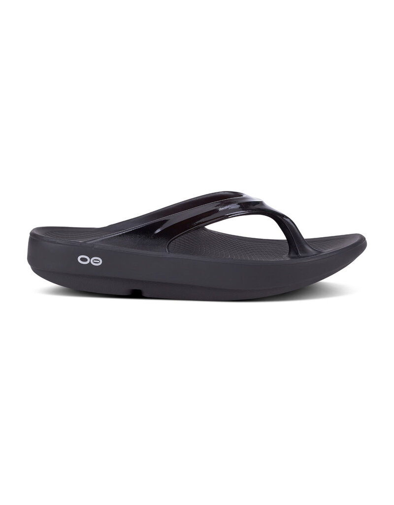 OOFOS WOMEN'S OOLALA SANDAL-BLACK