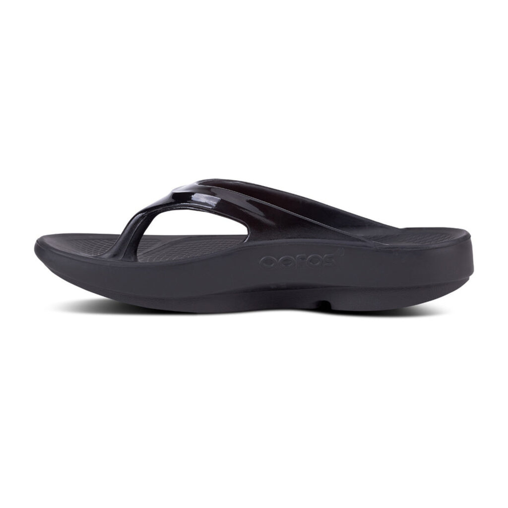 OOFOS WOMEN'S OOLALA SANDAL-BLACK