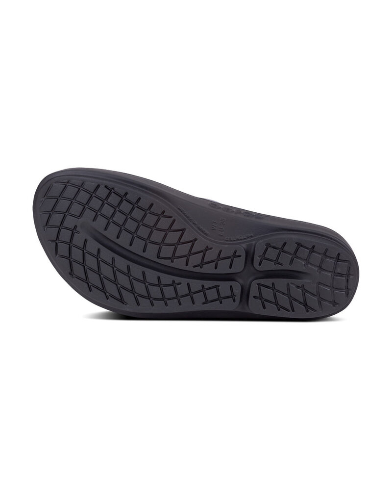 OOFOS WOMEN'S OOLALA SANDAL-BLACK