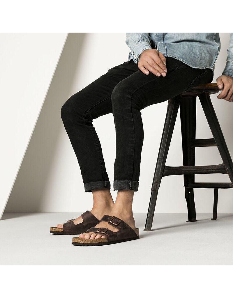 BIRKENSTOCK ARIZONA OILED LEATHER-HABANA