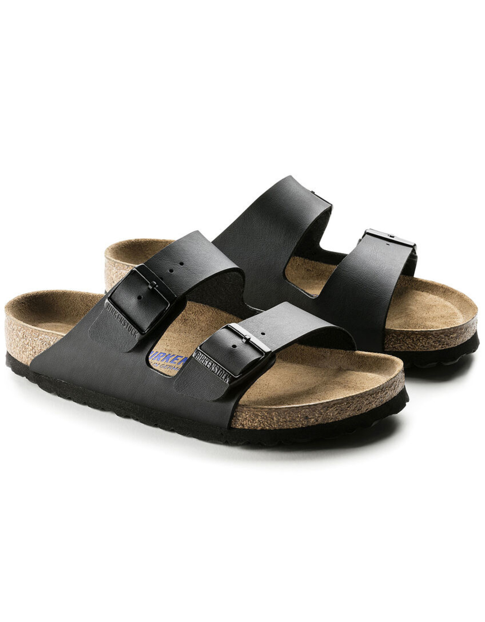 BIRKENSTOCK ARIZONA SOFT FOOTBED BIRKO-FLOR-BLACK