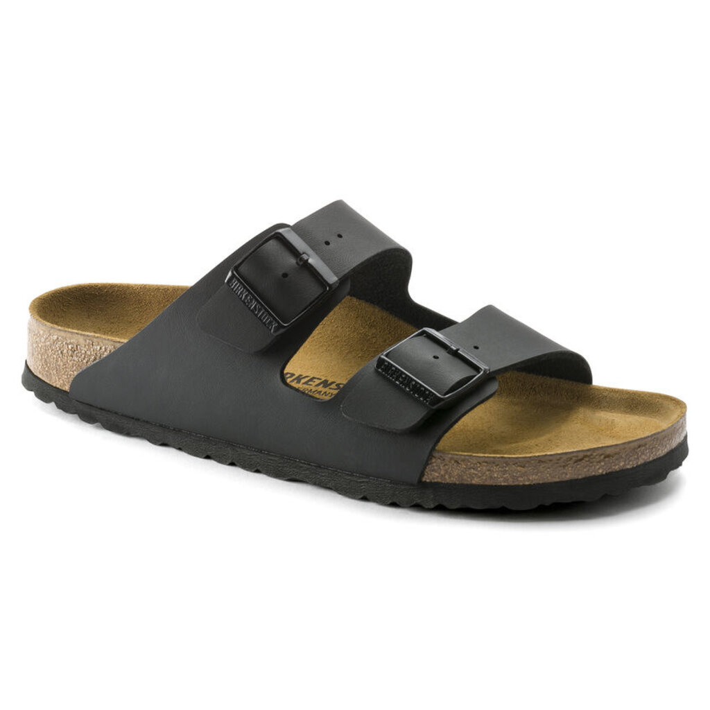 BIRKENSTOCK ARIZONA BIRKO-FLOR-BLACK - BEND SHOE CO