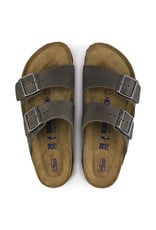 BIRKENSTOCK ARIZONA SOFT FOOTBED OILED LEATHER-IRON