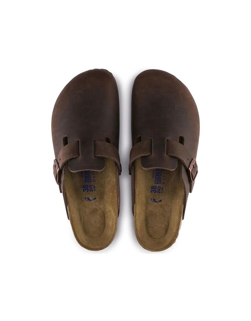 BIRKENSTOCK BOSTON SOFT FOOTBED OILED LEATHER-HABANA