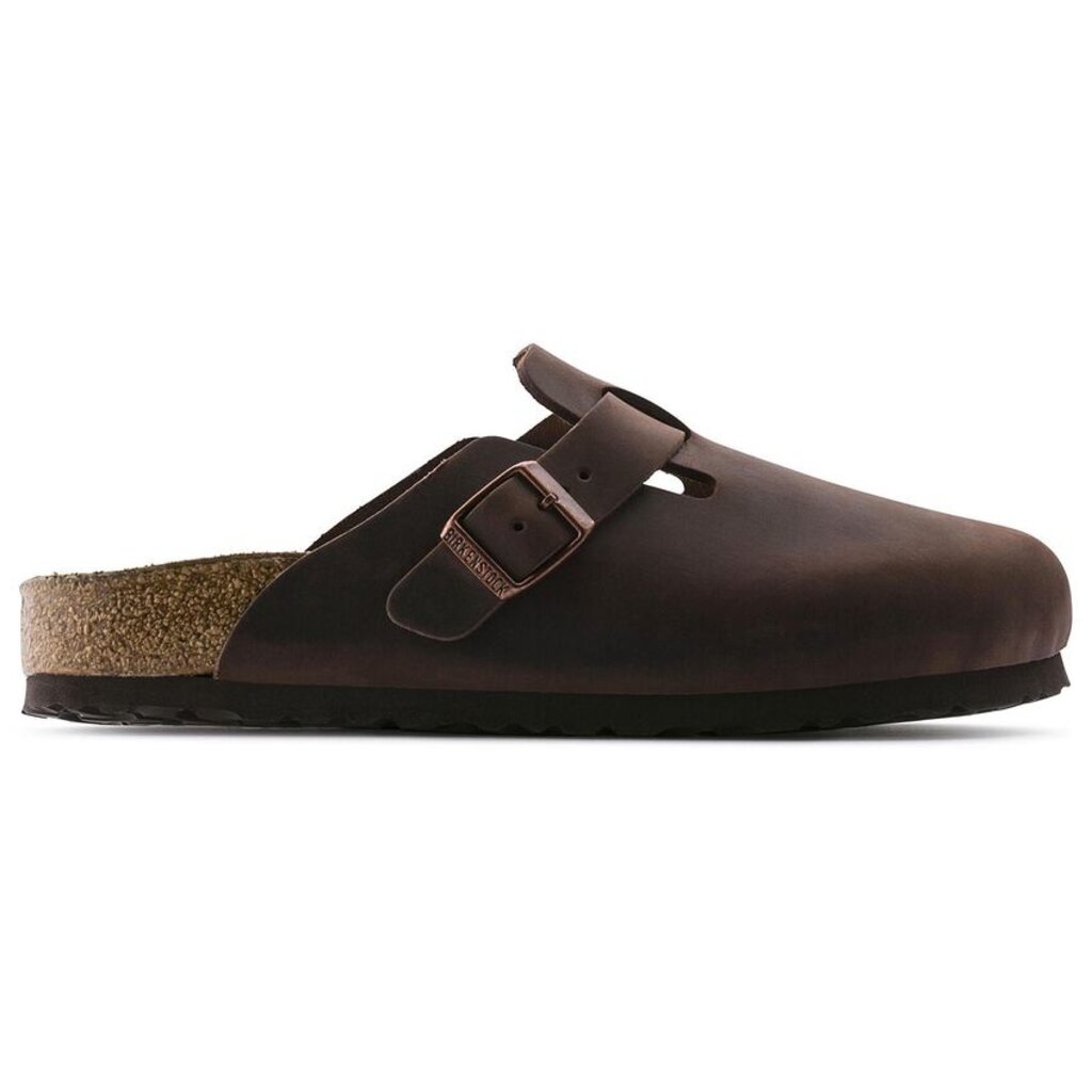BIRKENSTOCK BOSTON SOFT FOOTBED OILED LEATHER-HABANA | BEND SHOE CO