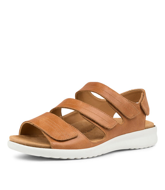 ZIERA WOMEN'S BONNY-TAN/WHITE