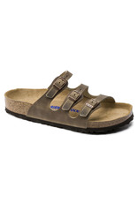 BIRKENSTOCK FLORIDA SOFT FOOTBED OILED LEATHER-TOBACCO BROWN