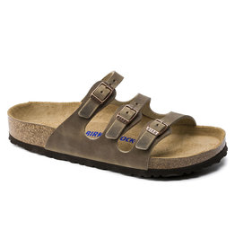 BIRKENSTOCK FLORIDA SOFT FOOTBED OILED LEATHER-TOBACCO BROWN