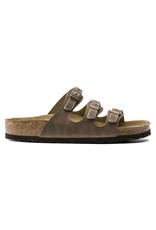 BIRKENSTOCK FLORIDA SOFT FOOTBED OILED LEATHER-TOBACCO BROWN