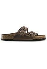 BIRKENSTOCK GRANADA SOFT FOOTBED OILED LEATHER-TOBACCO BROWN