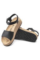 BIRKENSTOCK GLENDA NATURAL LEATHER-BLACK