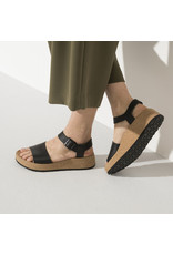 BIRKENSTOCK GLENDA NATURAL LEATHER-BLACK