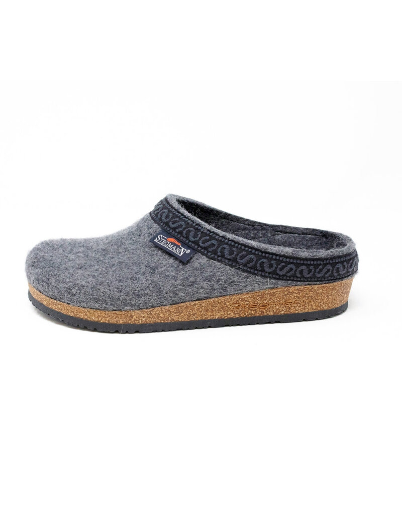 STEGMANN WOMEN'S ORIGINAL 108 WOOL CLOG-GREY