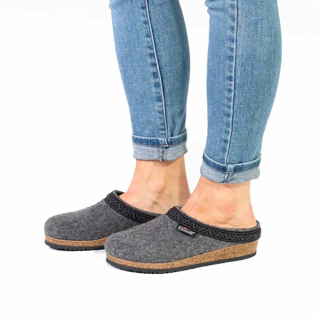 STEGMANN WOMEN'S ORIGINAL 108 WOOL CLOG-GREY
