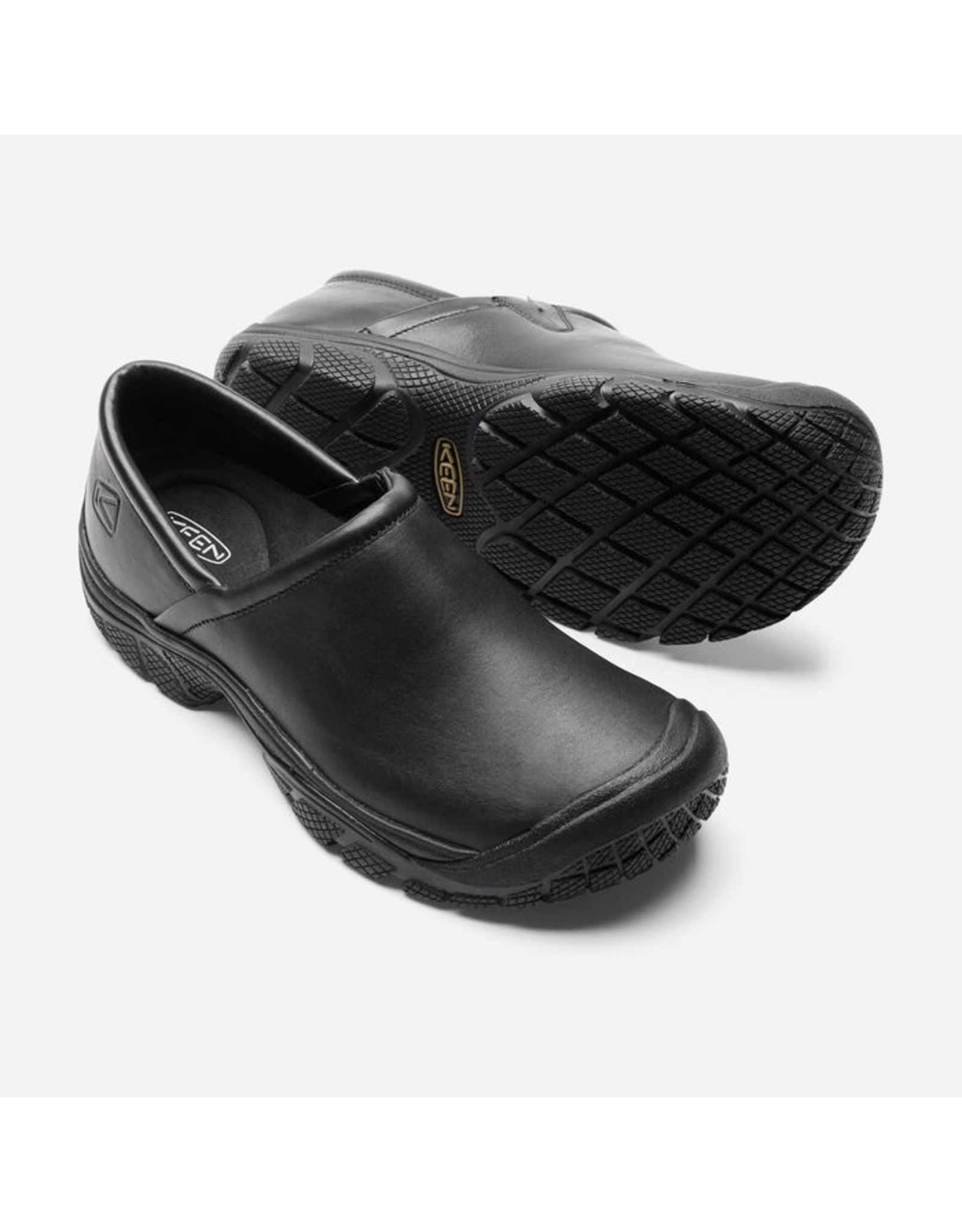 KEEN MEN'S PTC SLIP ON-BLACK