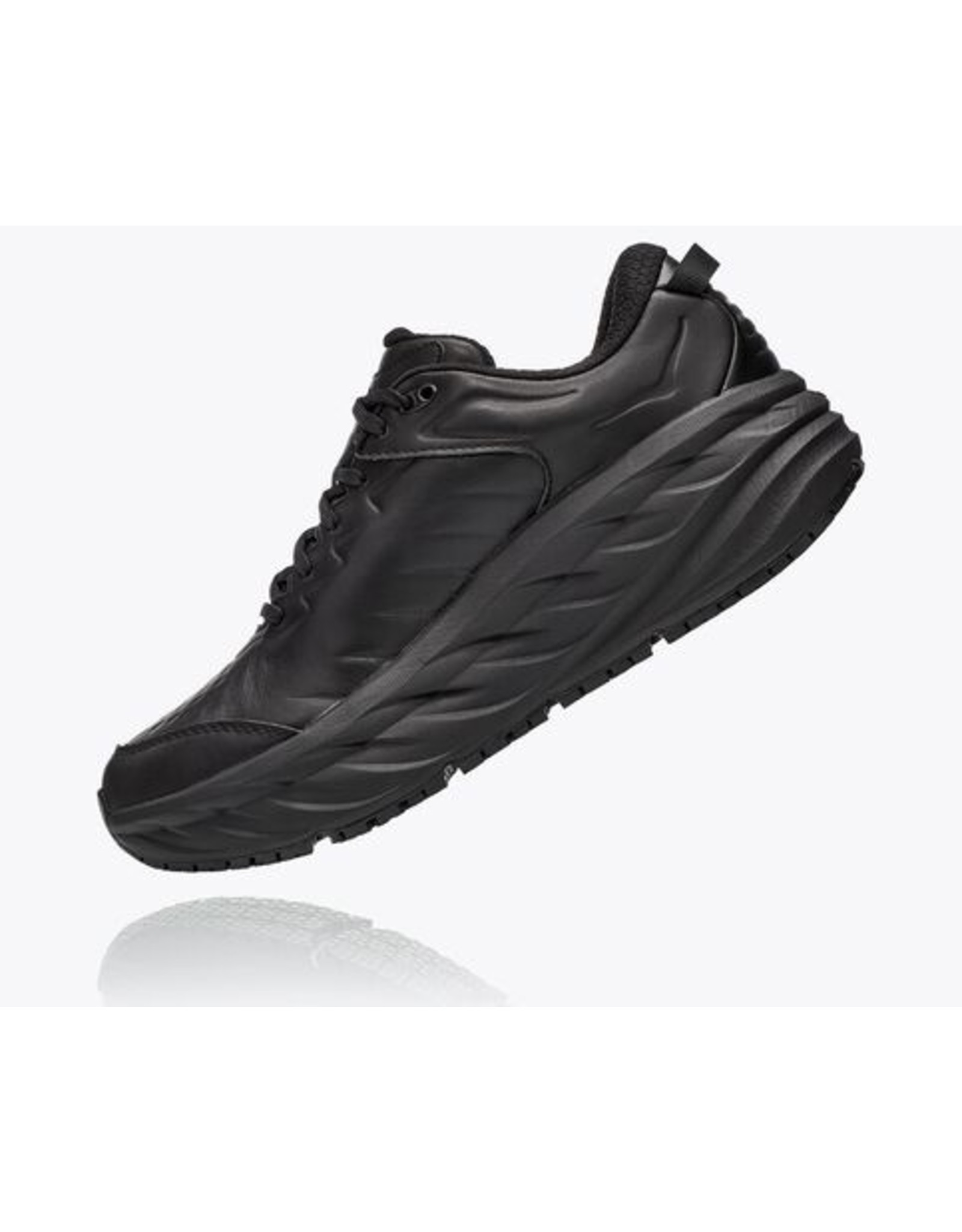 HOKA ONE ONE MEN'S BONDI SLIP-RESISTANT-BLACK / BLACK