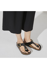 BIRKENSTOCK GIZEH BIG BUCKLE PATENT LEATHER-HIGH SHINE BLACK