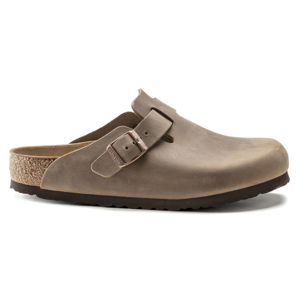 BIRKENSTOCK BOSTON OILED LEATHER-TOBACCO BROWN - BEND SHOE CO