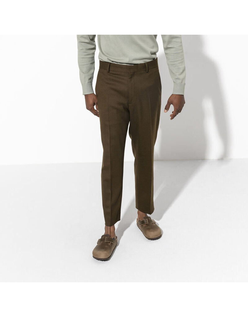 BIRKENSTOCK BOSTON OILED LEATHER-TOBACCO BROWN