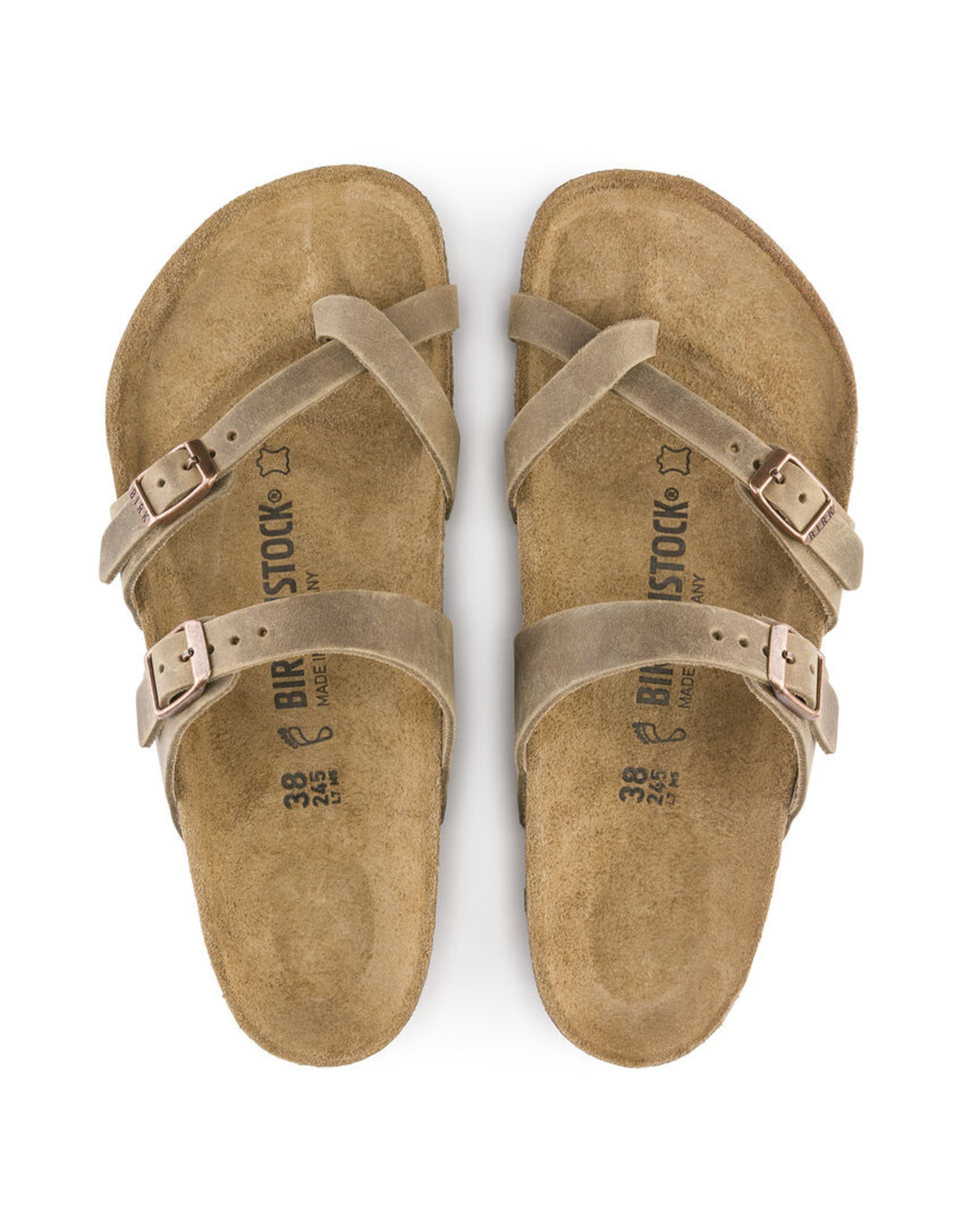 BIRKENSTOCK MAYARI OILED LEATHER-TOBACCO