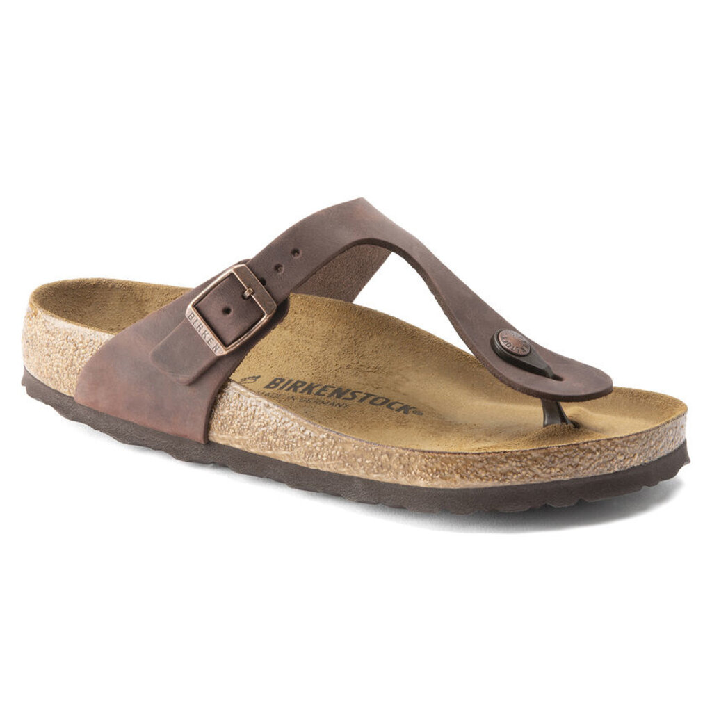BIRKENSTOCK GIZEH OILED LEATHER-HABANA - BEND SHOE CO