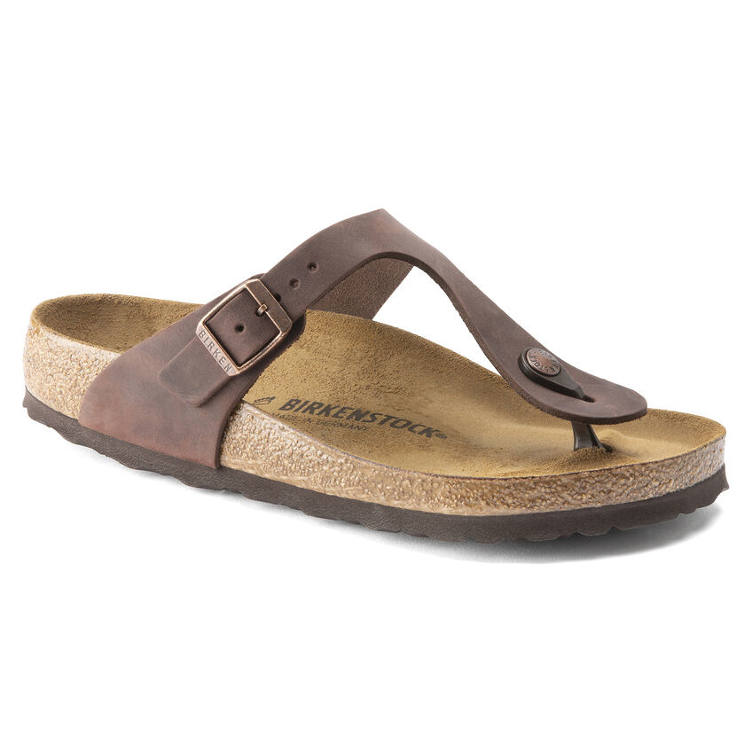 BIRKENSTOCK GIZEH OILED LEATHER-HABANA