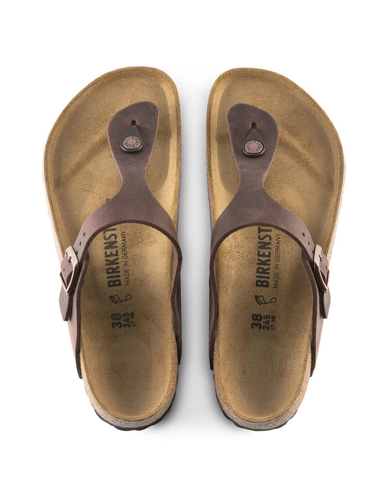 BIRKENSTOCK GIZEH OILED LEATHER-HABANA