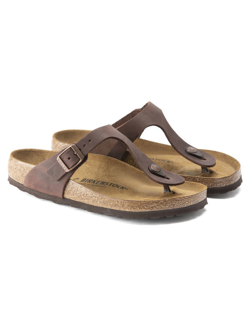 BIRKENSTOCK GIZEH OILED LEATHER-HABANA - BEND SHOE CO