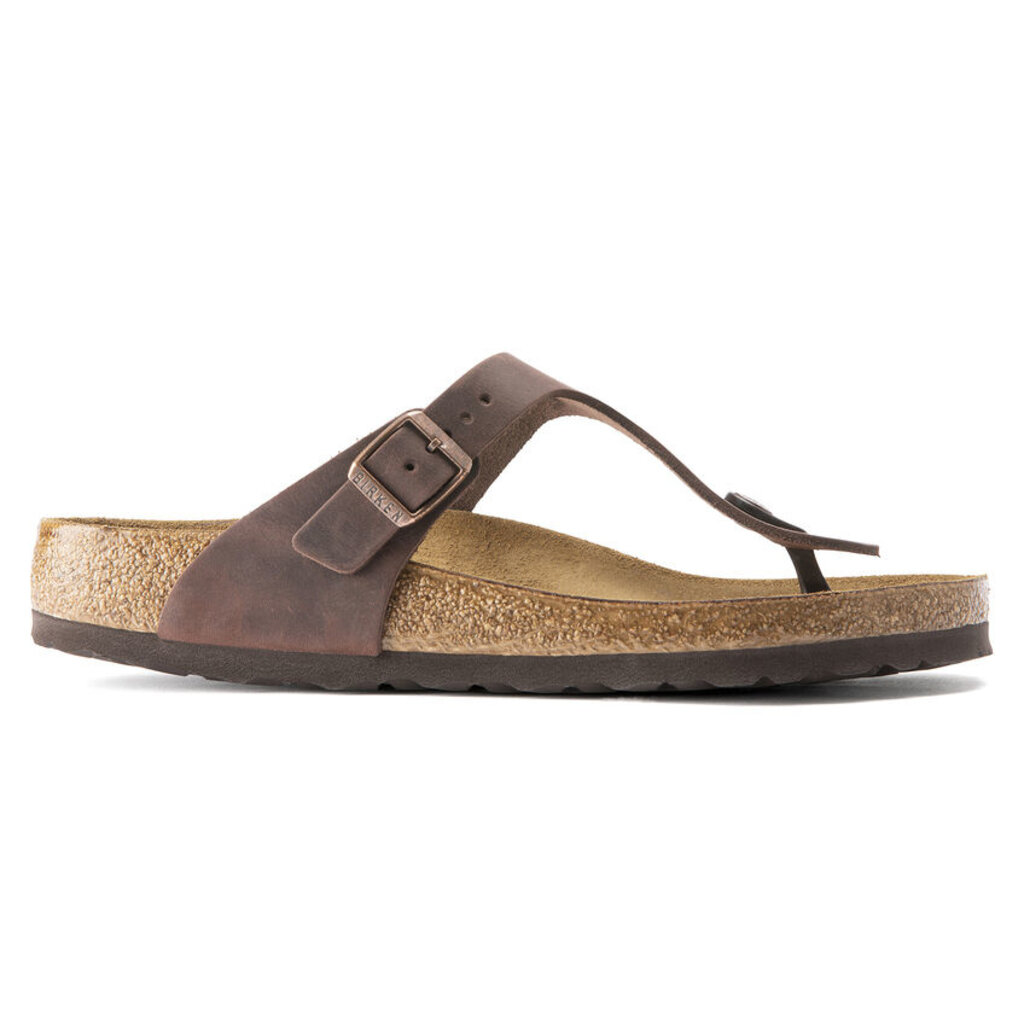 BIRKENSTOCK GIZEH OILED LEATHER-HABANA - BEND SHOE CO