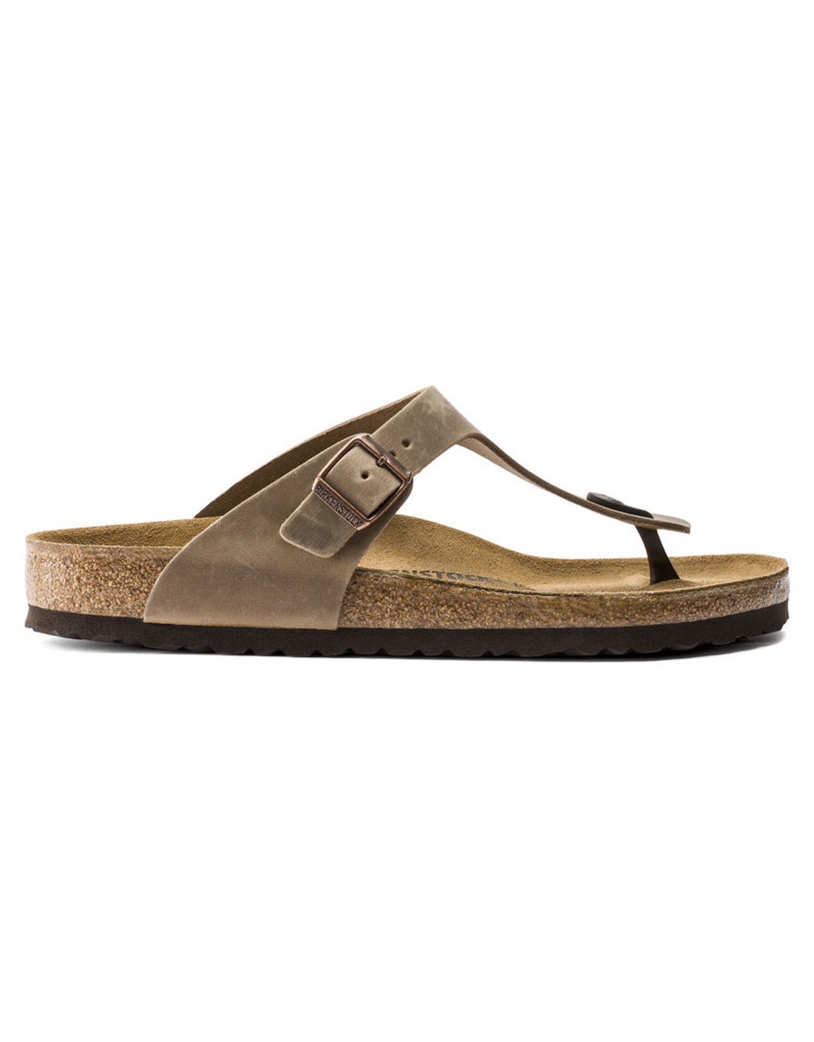 BIRKENSTOCK GIZEH OILED LEATHER-TOBACCO BROWN