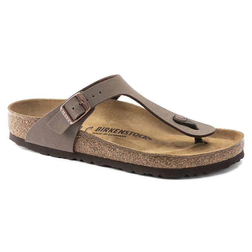 BIRKENSTOCK GIZEH BIRKO-FLOR-MOCCA