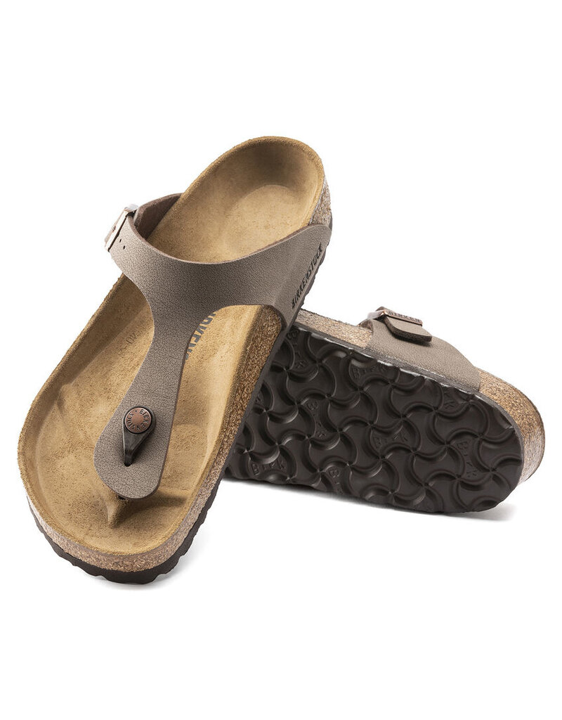 BIRKENSTOCK GIZEH BIRKO-FLOR-MOCCA