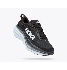 HOKA ONE ONE WOMEN'S BONDI 8-BLACK/WHITE