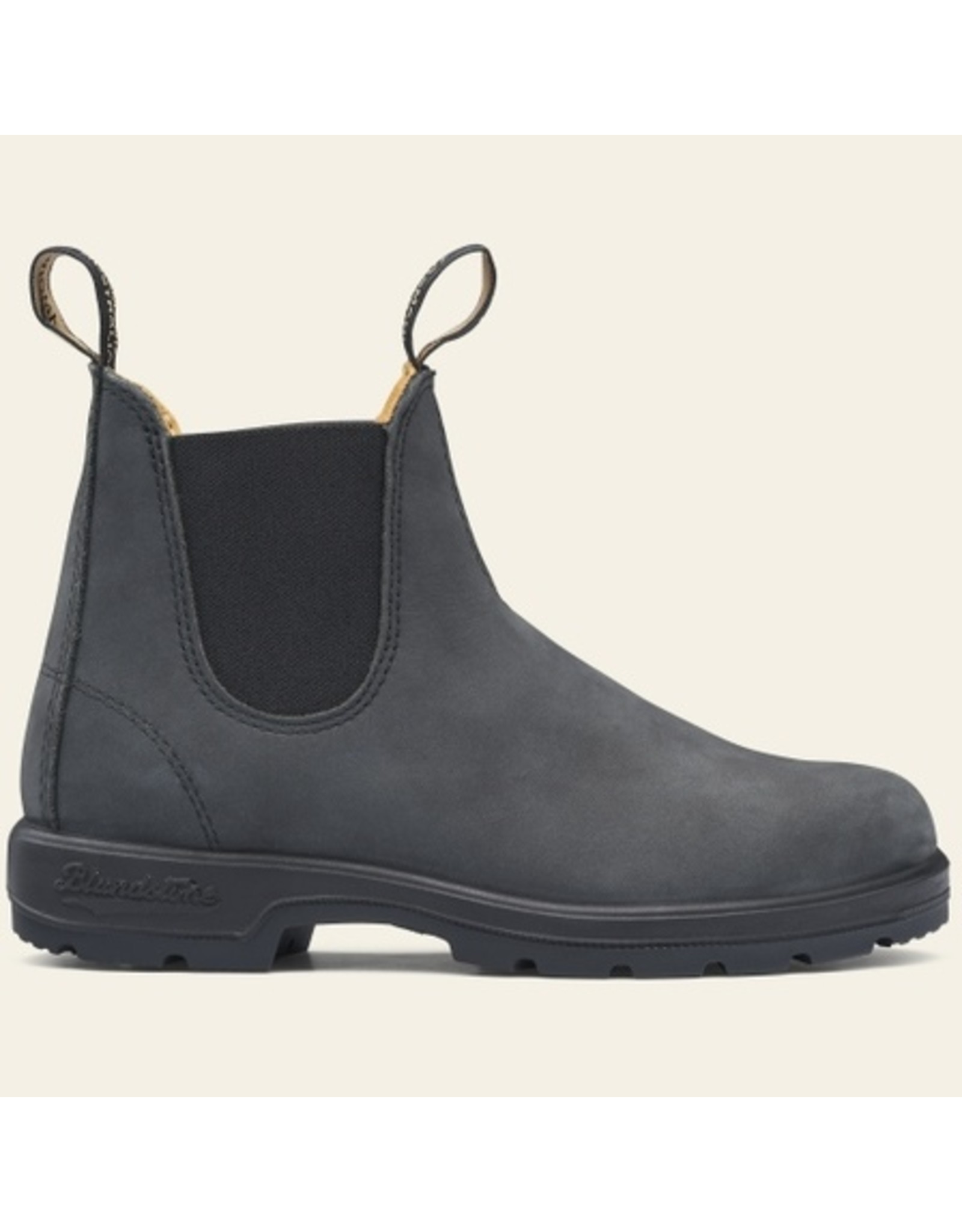 BLUNDSTONE CLASSIC CHELSEA BOOT #587-RUSTIC BLACK