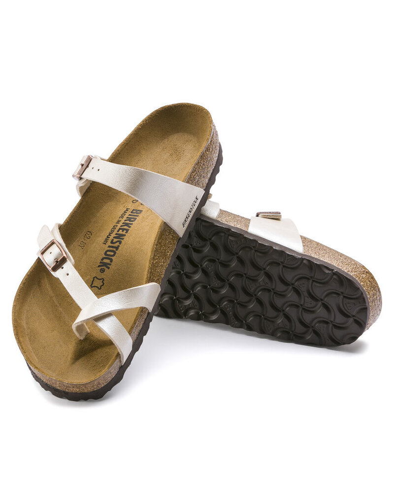 BIRKENSTOCK MAYARI BIRKO-FLOR-GRACEFUL PEARL WHITE