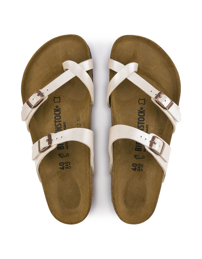 BIRKENSTOCK MAYARI BIRKO-FLOR-GRACEFUL PEARL WHITE