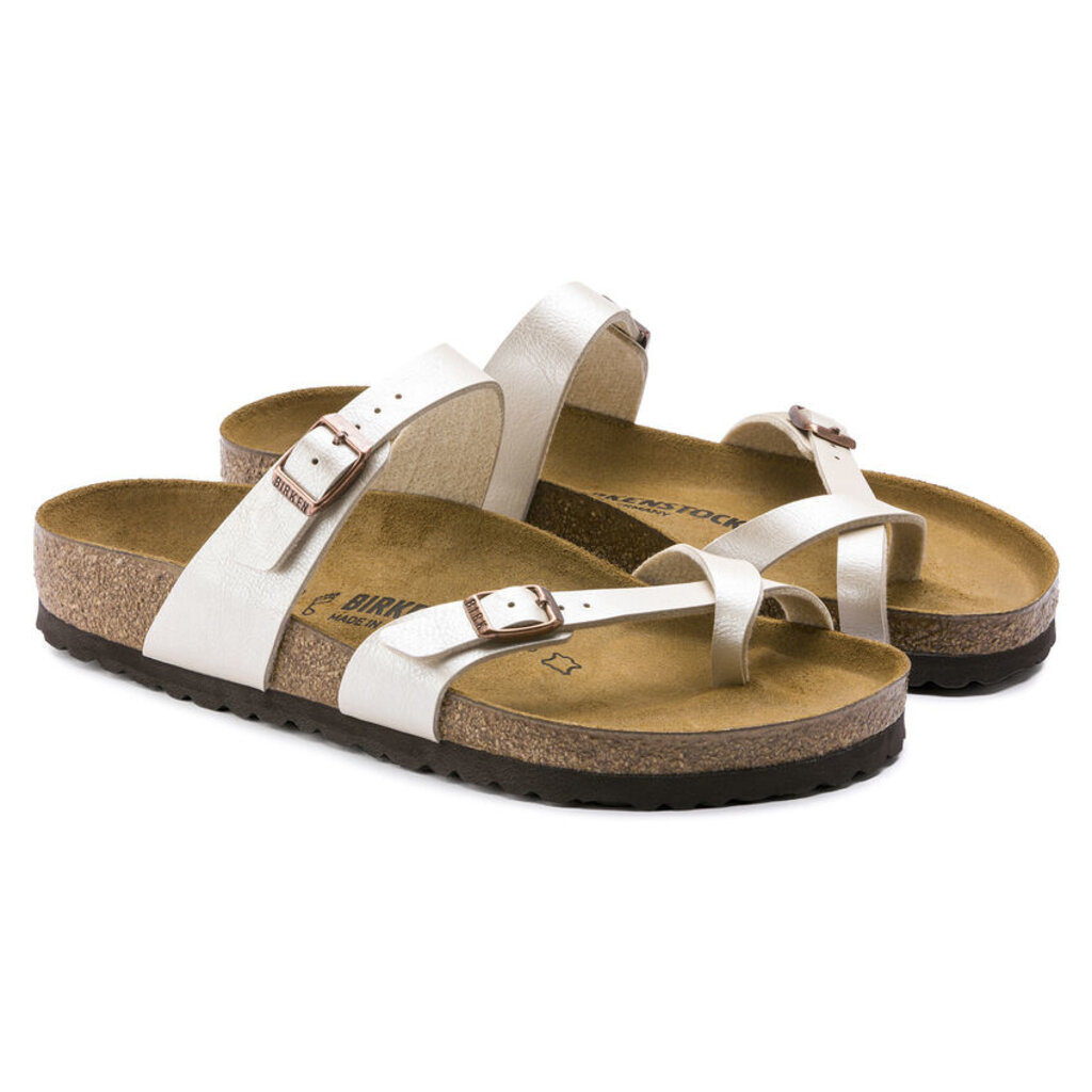 BIRKENSTOCK MAYARI BIRKO-FLOR-GRACEFUL PEARL WHITE