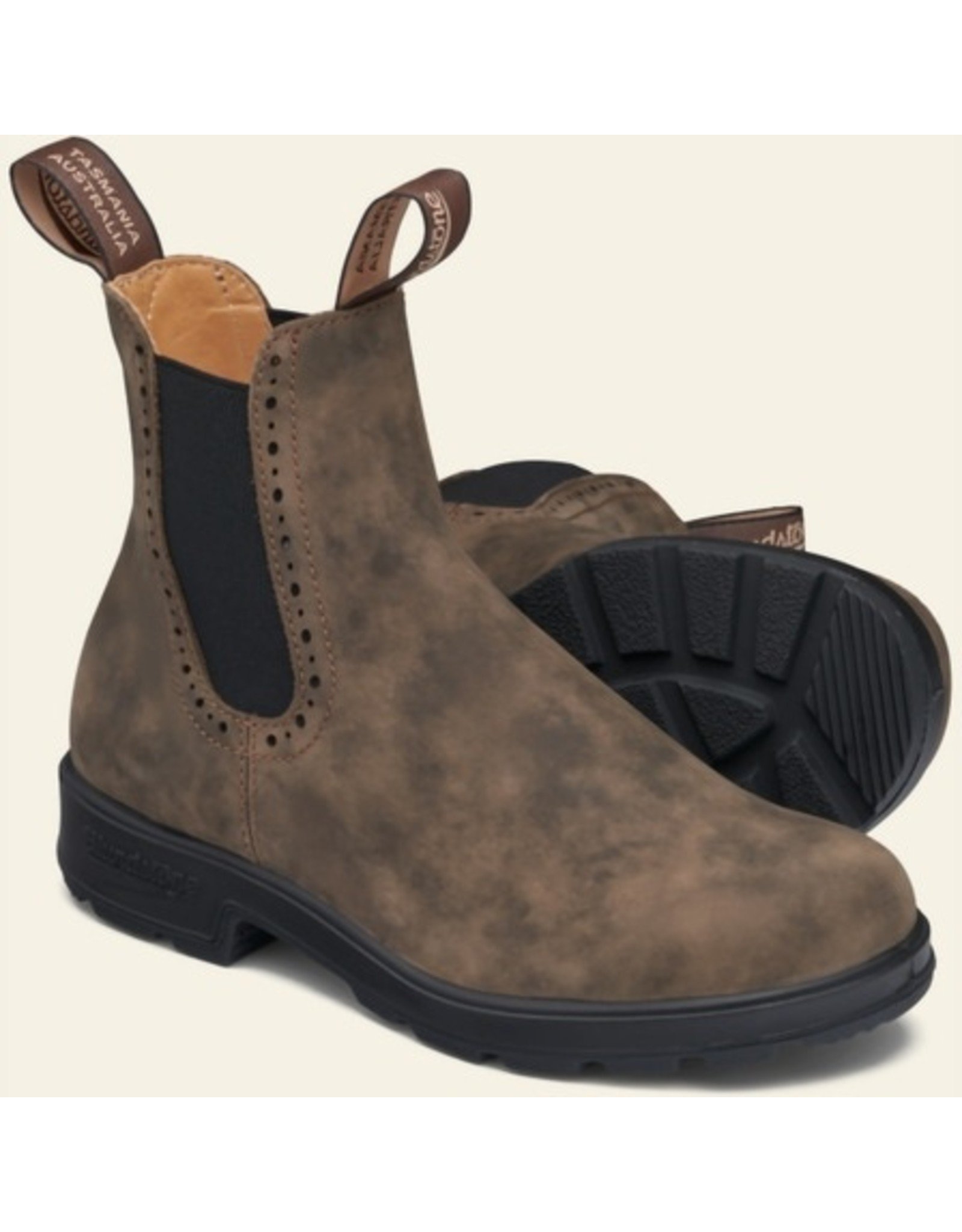 BLUNDSTONE WOMEN'S HIGH TOP BOOTS #1351-RUSTIC BROWN