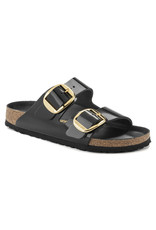 BIRKENSTOCK ARIZONA BIG BUCKLE NATURAL PATENT LEATHER-HIGH SHINE BLACK