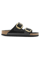 BIRKENSTOCK ARIZONA BIG BUCKLE NATURAL PATENT LEATHER-HIGH SHINE BLACK