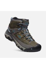 KEEN WOMEN'S TARGHEE III MID WATERPROOF BOOT-MAGNET/ATLANTIC BLUE