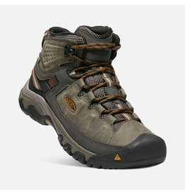 KEEN MEN'S TARGHEE III MID WATERPROOF BOOT WIDE-BLACK OLIVE/GOLDEN BROWN