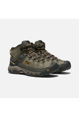 KEEN MEN'S TARGHEE III MID WATERPROOF BOOT-BLACK OLIVE/GOLDEN BROWN