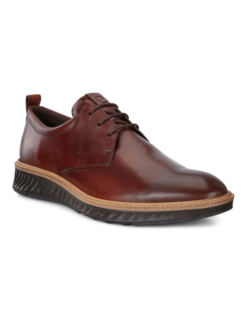 ECCO MEN'S ST.1 HYBRID PLAIN TOE-COGNAC
