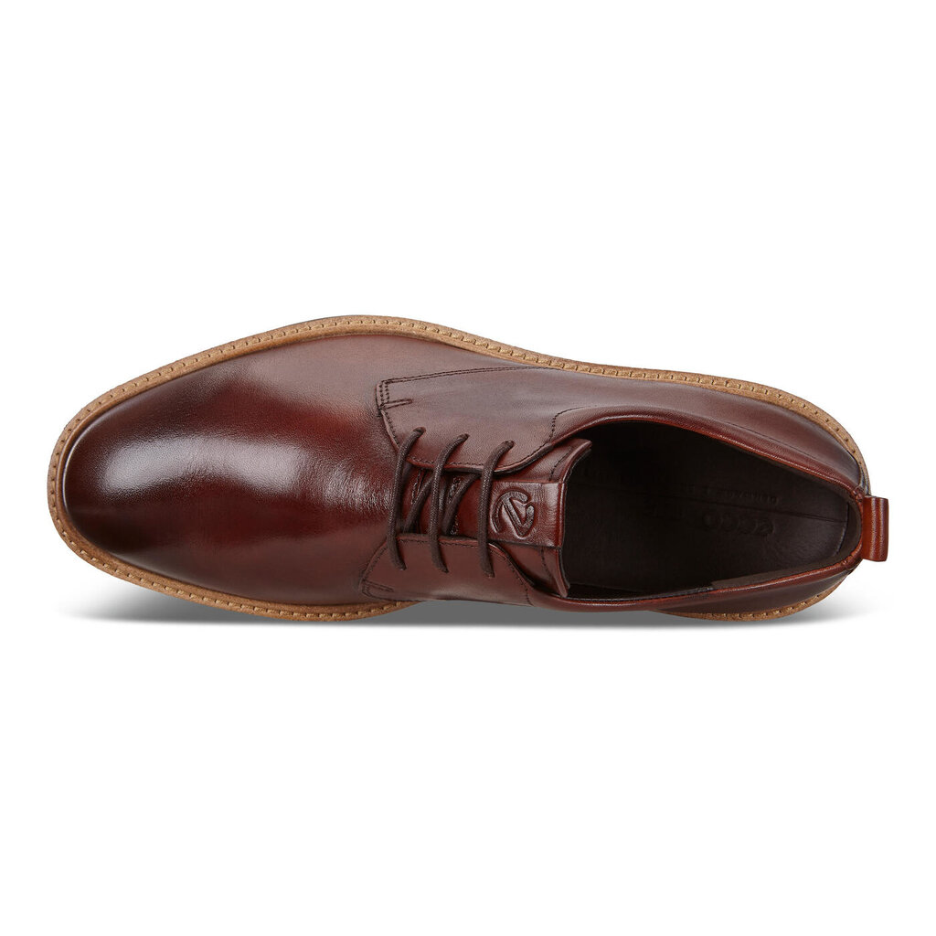 ECCO MEN'S ST.1 HYBRID PLAIN TOE-COGNAC