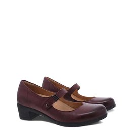 DANSKO WOMEN'S CALLISTA WINE BURNISHED NUBUCK