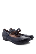 DANSKO WOMEN'S FAWNA NAVY BURNISHED CALF