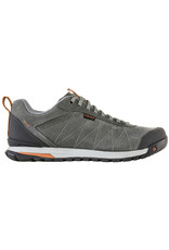OBOZ MEN'S BOZEMAN LOW LEATHER WIDE-CHARCOAL