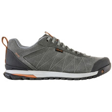 OBOZ MEN'S BOZEMAN LOW LEATHER WIDE-CHARCOAL