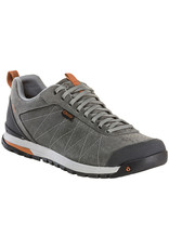 OBOZ MEN'S BOZEMAN LOW LEATHER WIDE-CHARCOAL